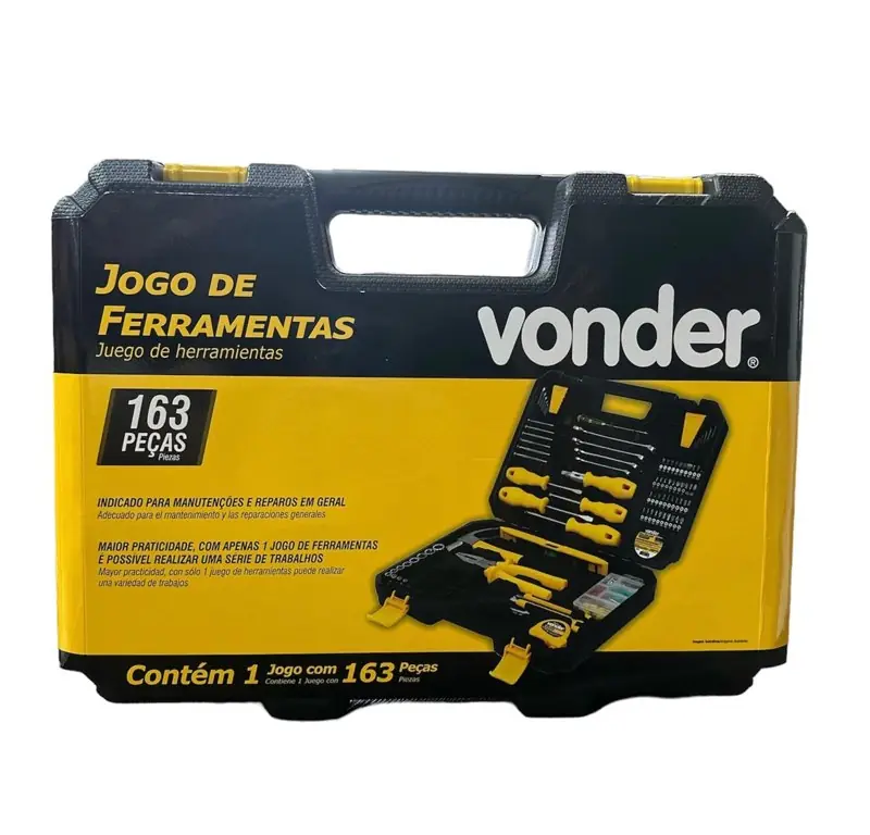 Jogo de Ferramentas Vonder 163 peças